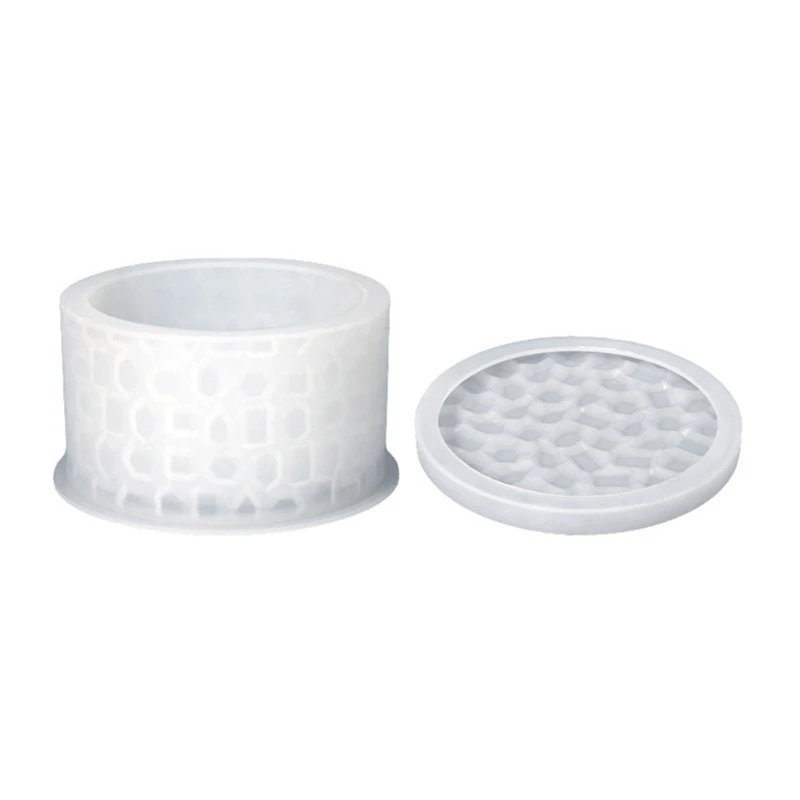 Resin Jar Mold Trinket Storage Box Silicone Mould with Lids Diamond Pattern Round Container Epoxy Casting Mold DIY Craft
Resin Jar Mold Trinket Storage Box Silicone Mould with Lids Diamond Pattern Round Container Epoxy Casting Mold DIY Craft