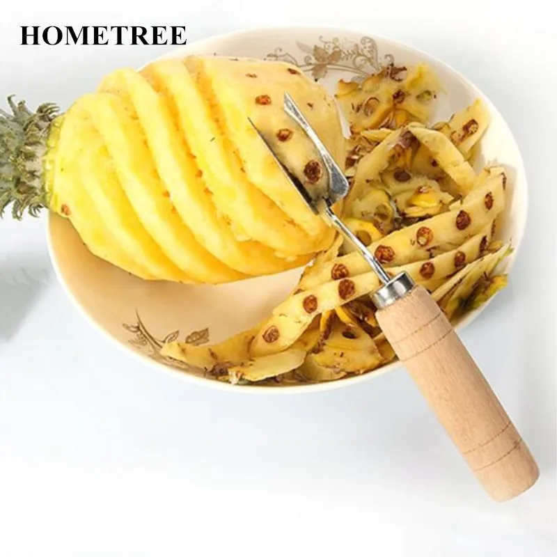 HOMETREE New Creative 1pcs Pineapple Slicer Stainless Steel Pineapple Eye Peeler Pineapple Seed Remover Knife Fruit Tools H60
HOMETREE New Creative 1pcs Pineapple Slicer Stainless Steel Pineapple Eye Peeler Pineapple Seed Remover Knife Fruit Tools H60