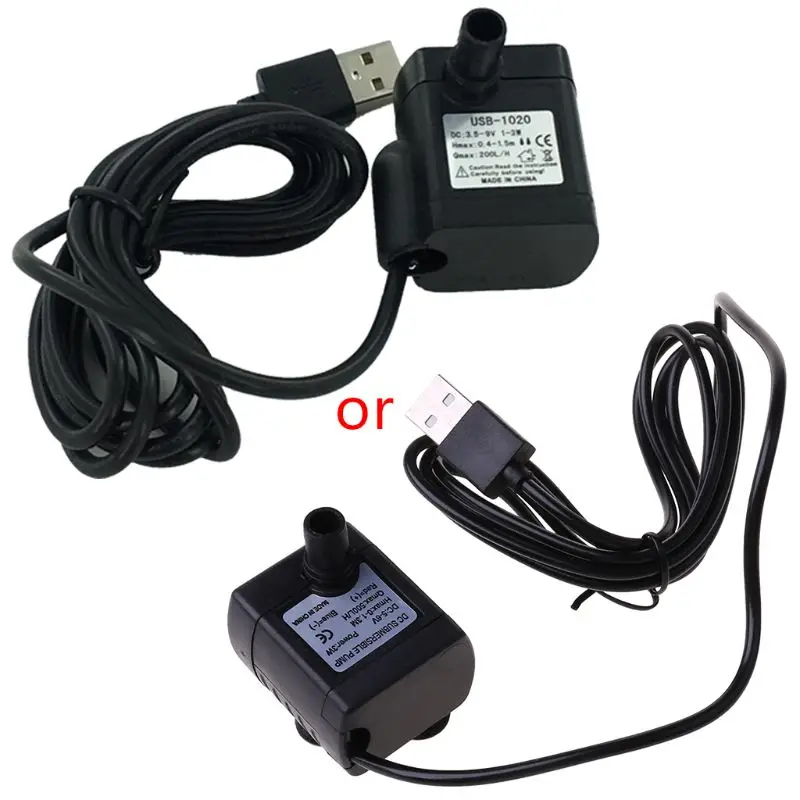 Погружной насос с мини-USB, 3,5 л/ч, для аквариума, рыбы, фонтана, садового дома, водяной гидропонный DC-9 В, 1-3 Вт
Погружной насос с мини-USB, 3,5 л/ч, для аквариума, рыбы, фонтана, садового дома, водяной гидропонный DC-9 В, 1-3 Вт