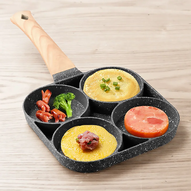 Four Hole Frying Pan Non Stick Breakfast Hamburger Egg Cakes Machine Cooking Egg Ham Pot Breakfast Machine Kitchen Supplies
Four Hole Frying Pan Non Stick Breakfast Hamburger Egg Cakes Machine Cooking Egg Ham Pot Breakfast Machine Kitchen Supplies