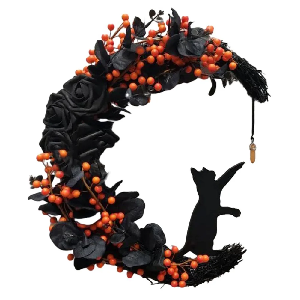 Звезды, кошка, венок на Хэллоуин, растение, полумесяц, венок, 35 см. Передняя дверь Хэллоуин Луна подвесной реквизит прочный
Звезды, кошка, венок на Хэллоуин, растение, полумесяц, венок, 35 см. Передняя дверь Хэллоуин Луна подвесной реквизит прочный