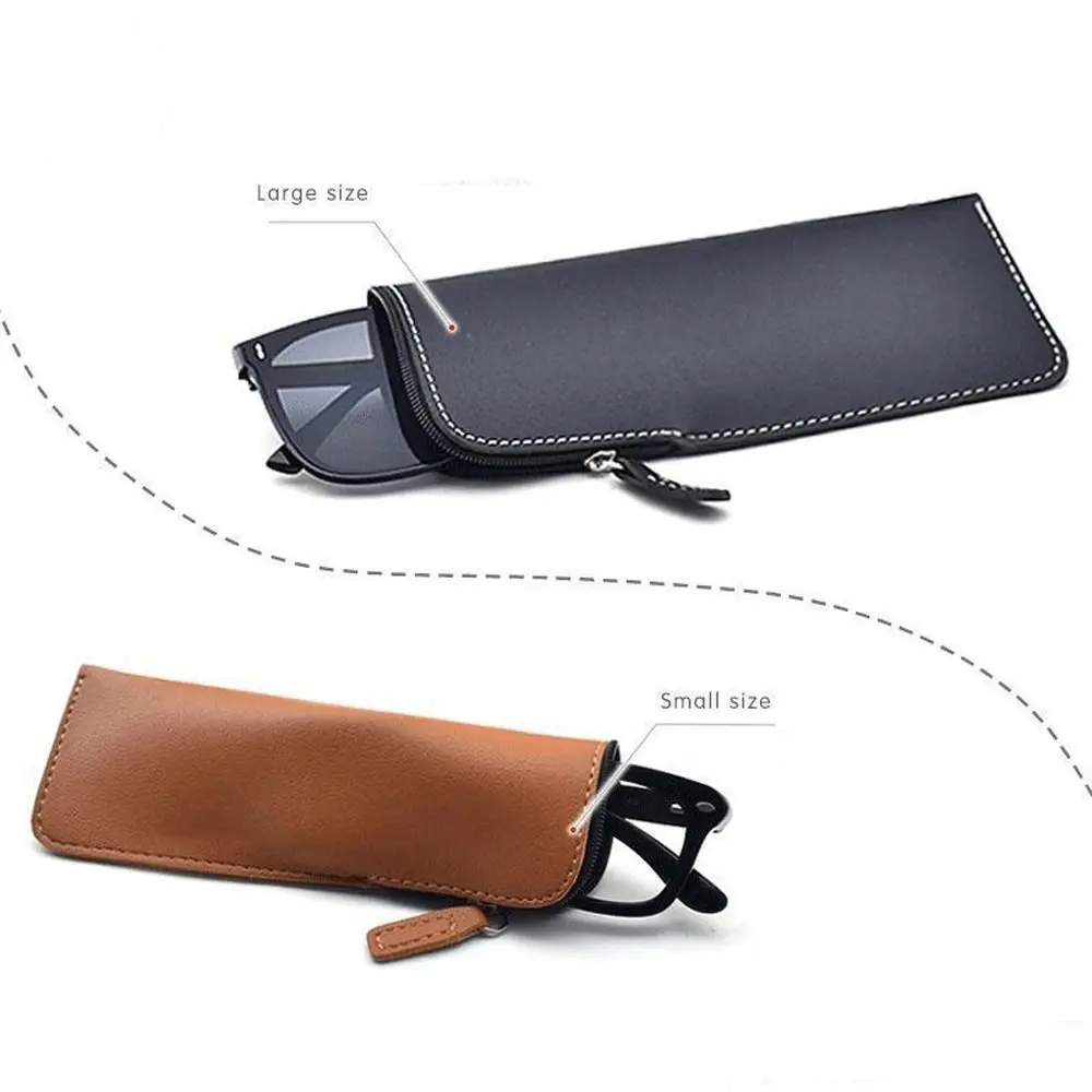 Rectangle PU Leather Glasses Bag Elegant Soft Zipper Solid Color Velvet Lining Female/Male
Rectangle PU Leather Glasses Bag Elegant Soft Zipper Solid Color Velvet Lining Female/Male