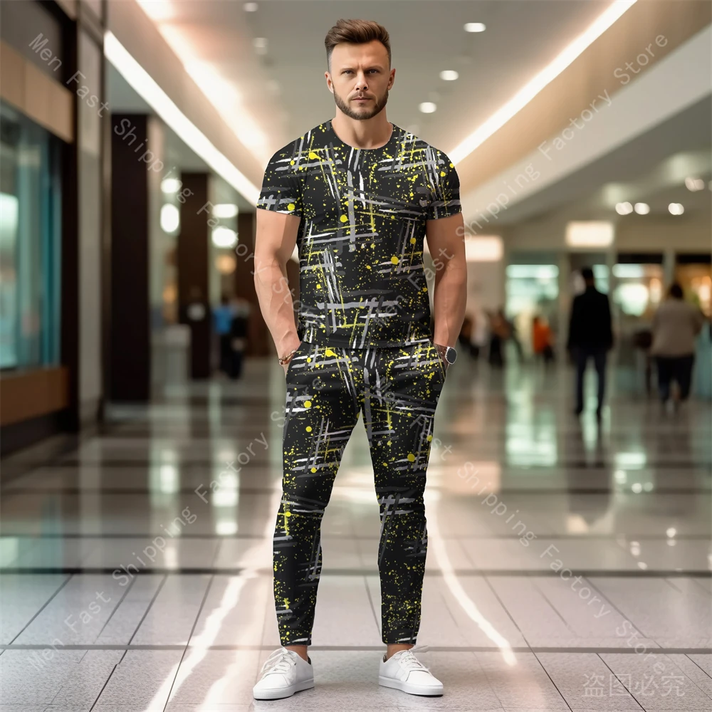 Мужские летние спортивные костюмы, комплекты футболок и брюк, футболки большого размера, спортивная одежда, брюки, костюмы, повседневные топы, спортивные штаны, одежда, мужская одежда
Мужские летние спортивные костюмы, комплекты футболок и брюк, футболки большого размера, спортивная одежда, брюки, костюмы, повседневные топы, спортивные штаны, одежда, мужская одежда