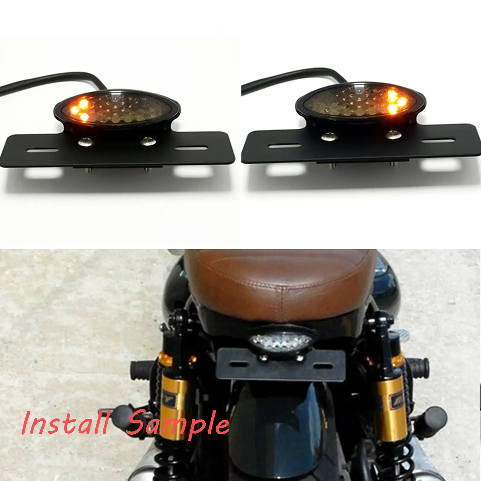 Motorcycle Cafe Racer Off Road LED Turn Signals License Plate Bracket Holder for Yamaha YZF R6 R1 YZ85 YZ250F YZ250 YZ125 XT250
Motorcycle Cafe Racer Off Road LED Turn Signals License Plate Bracket Holder for Yamaha YZF R6 R1 YZ85 YZ250F YZ250 YZ125 XT250