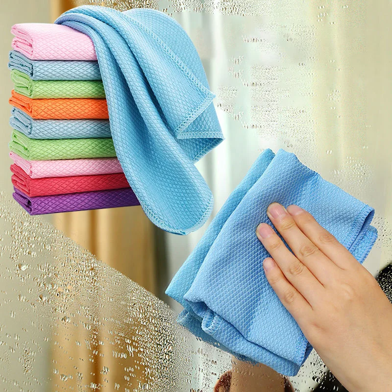 10Pcs Mixed Color Fish Scale Wipe Cloth Microfiber Cleaning Cloths Glass Cleaning Rags Reusable Dish Rags Glass Polishing Cloths
10Pcs Mixed Color Fish Scale Wipe Cloth Microfiber Cleaning Cloths Glass Cleaning Rags Reusable Dish Rags Glass Polishing Cloths