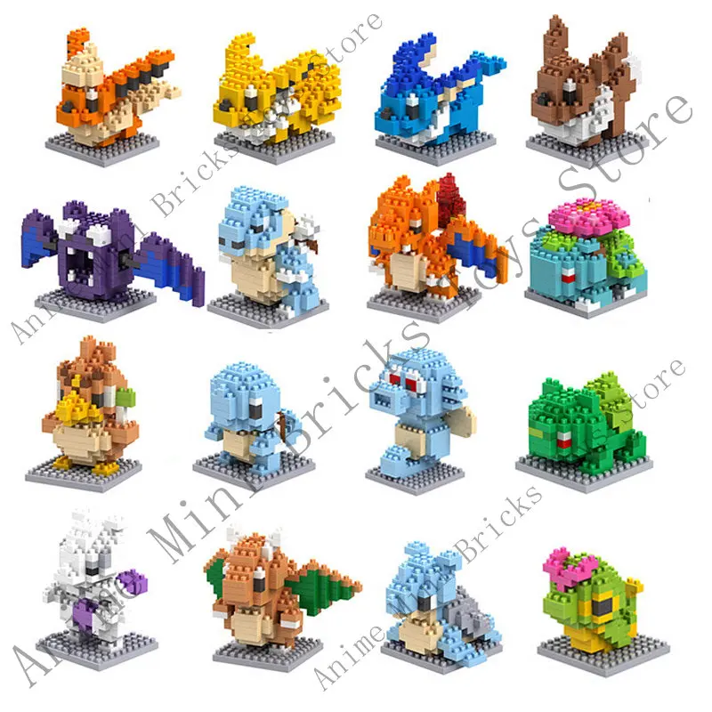 New Simple Pokemon Building Blocks Pikachu Action Figure Toy Graphics Diamond Mini Model Pocket Monster Collect Gift
New Simple Pokemon Building Blocks Pikachu Action Figure Toy Graphics Diamond Mini Model Pocket Monster Collect Gift