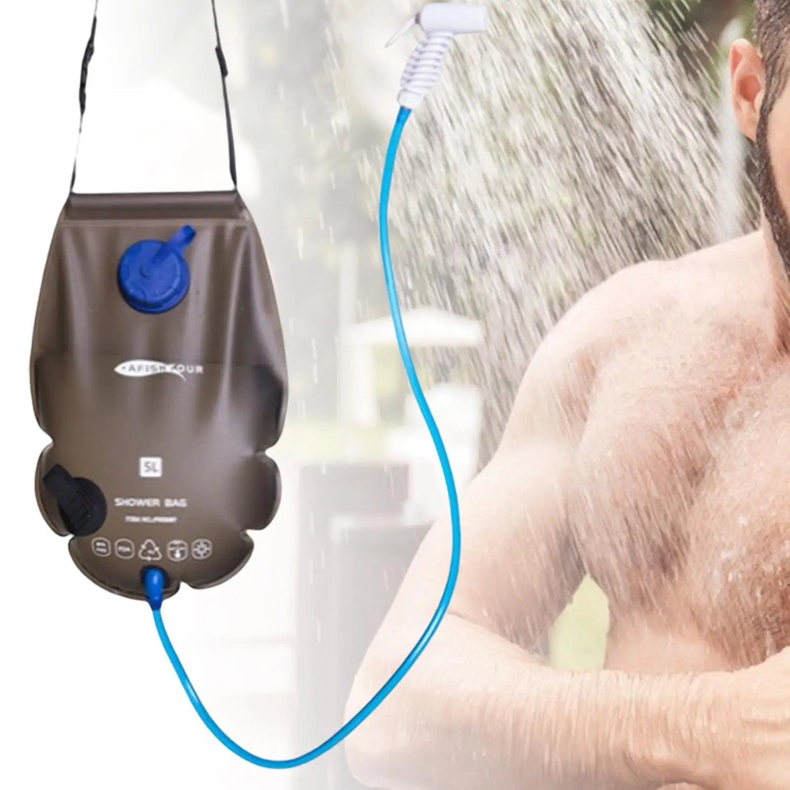 Solar Camping Shower Bag Heated Bathing Water Bag for Swimming Backpacking Traveling Outdoor
Solar Camping Shower Bag Heated Bathing Water Bag for Swimming Backpacking Traveling Outdoor