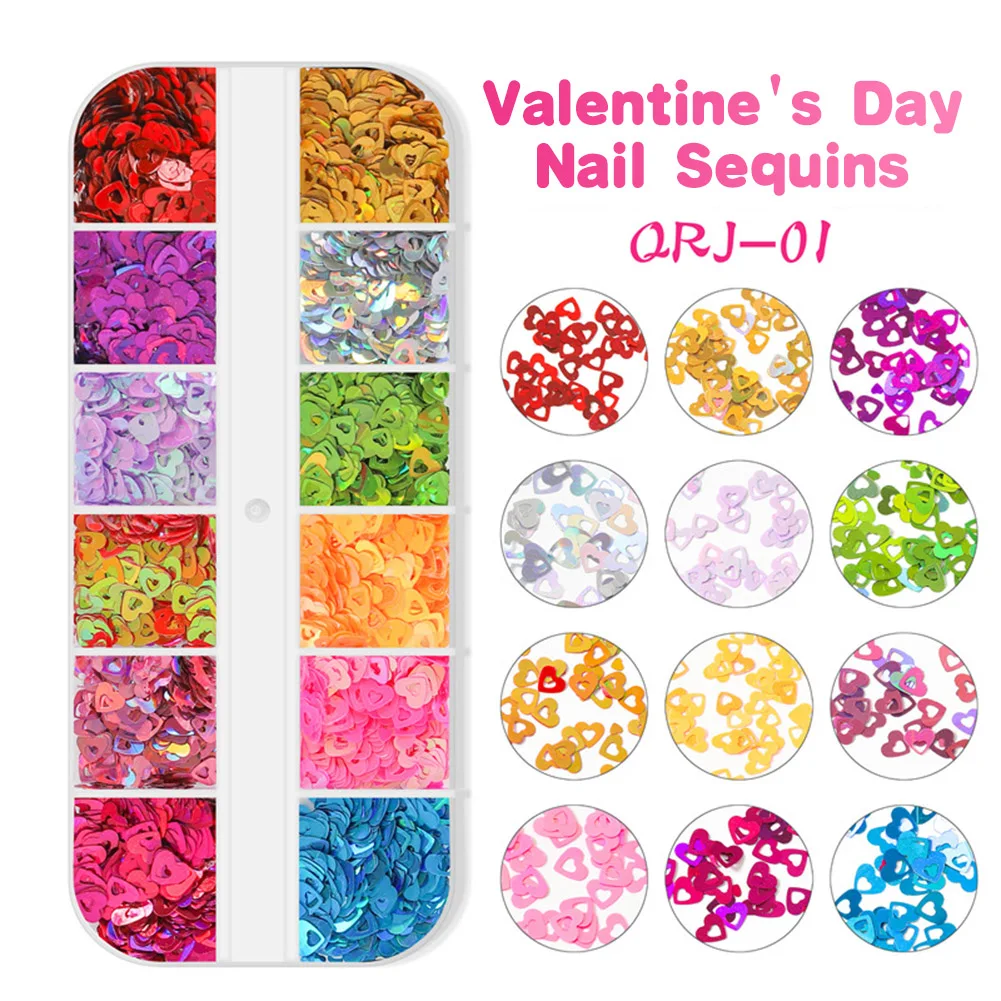 Heart Nail Glitters Valentine's Day Love Heart Lip Shaped Nail Art Flake Shine Sequins Nail Decals Manicure Supplies
Heart Nail Glitters Valentine's Day Love Heart Lip Shaped Nail Art Flake Shine Sequins Nail Decals Manicure Supplies