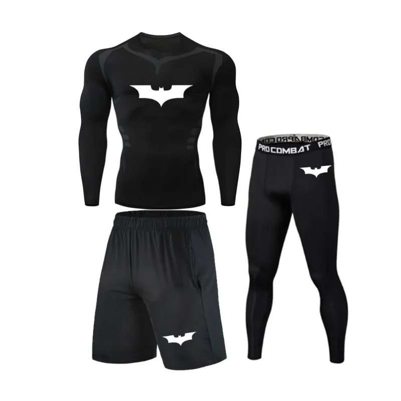 Gym Fitness Jogging Compression Speed Dry Clothes Men's Cycling And Running Training Tights Black Brand Fitness Sports Mens Suit
Gym Fitness Jogging Compression Speed Dry Clothes Men's Cycling And Running Training Tights Black Brand Fitness Sports Mens Suit