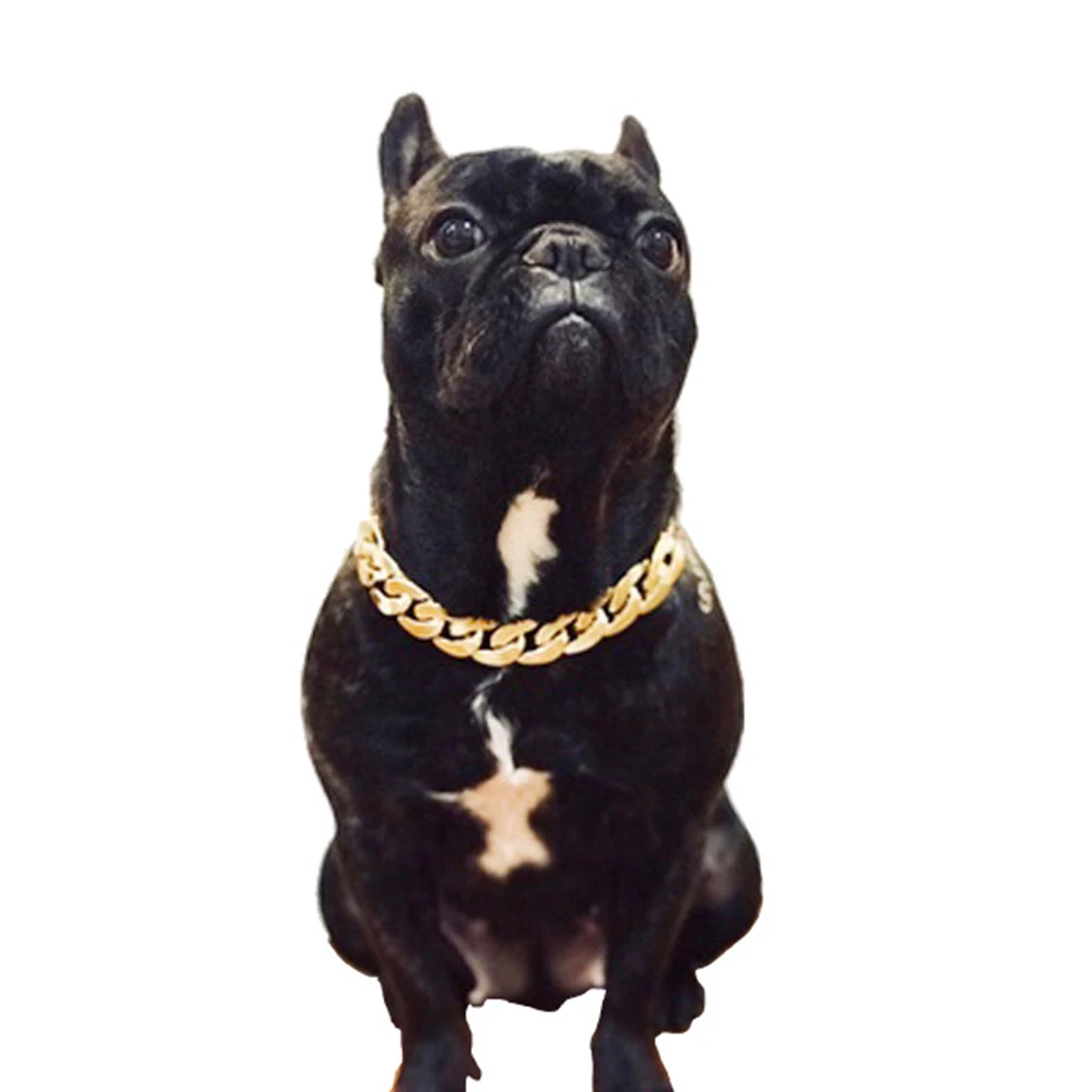 Dog Choker Collar Gold Plated Necklace Excellent Plastic Large Dogs Walking Leash Pets Supplies Quality Assurance 37x2cm
Dog Choker Collar Gold Plated Necklace Excellent Plastic Large Dogs Walking Leash Pets Supplies Quality Assurance 37x2cm