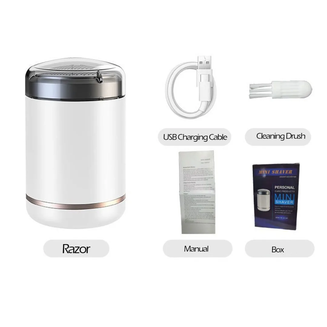 1 Set Portable Electric Shaver USB Rechargeable Body Hair Removal Cutter Shaving Machine Cordless Beard Razor for Men Beauty
1 Set Portable Electric Shaver USB Rechargeable Body Hair Removal Cutter Shaving Machine Cordless Beard Razor for Men Beauty