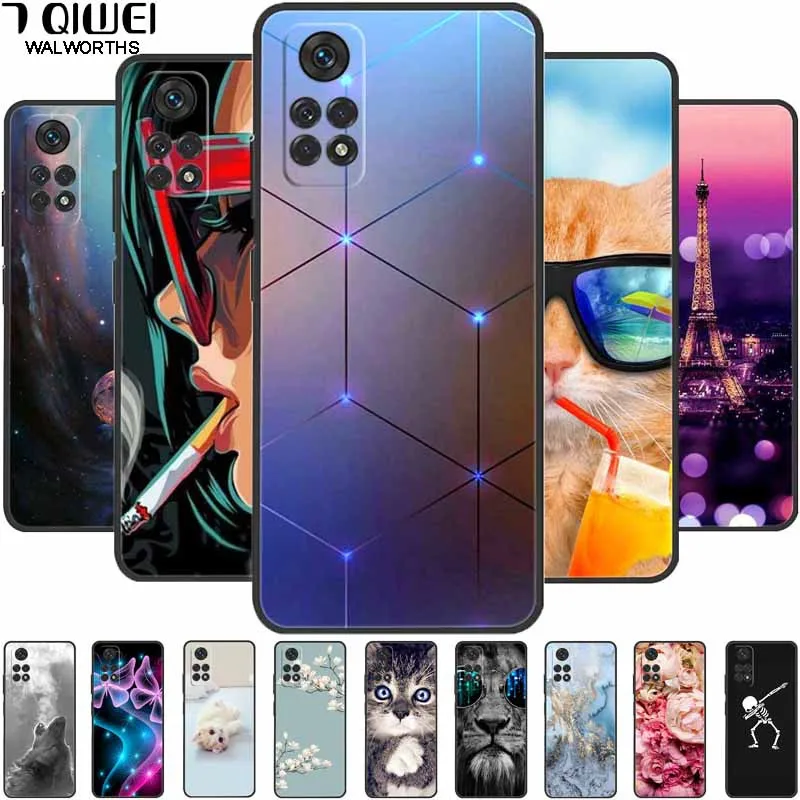 Для Xiaomi Redmi Note 11 11s Чехол 6 43 ''силиконовый мягкий ТПУ чехол для телефона Pro 5G 2022