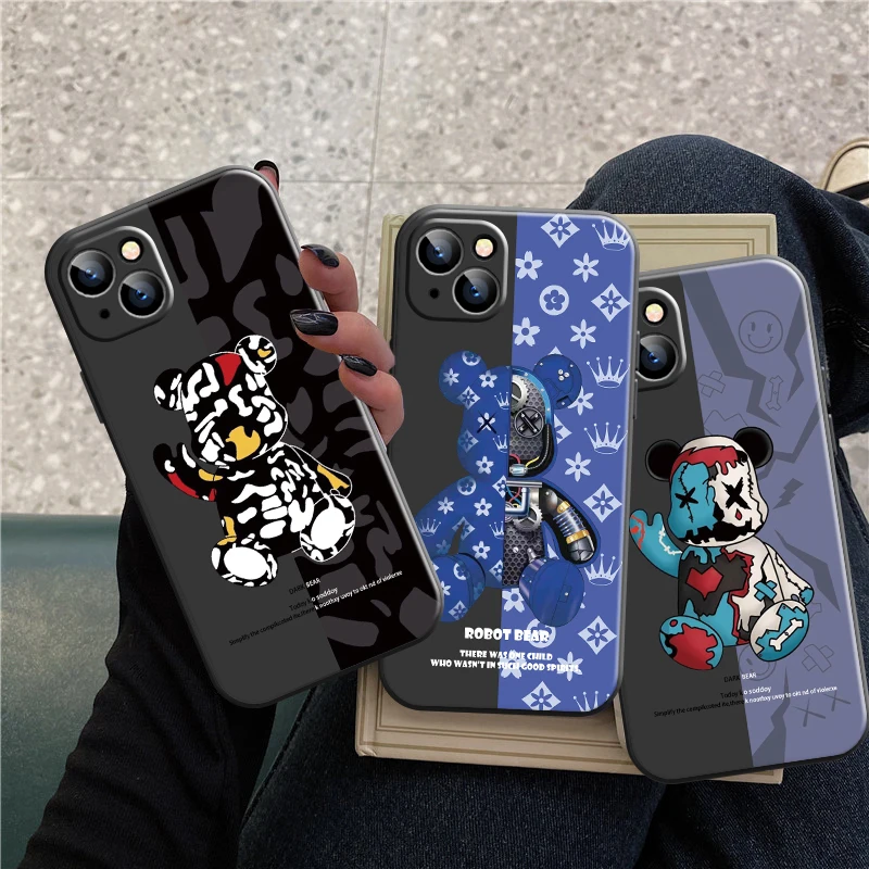 Fashion Side Gloomy Cool Bear Phone Case For Apple iPhone 13 12 11 Pro 12 13 Mini X XR XS Max SE 6 6s 7 8 Plus Black
Fashion Side Gloomy Cool Bear Phone Case For Apple iPhone 13 12 11 Pro 12 13 Mini X XR XS Max SE 6 6s 7 8 Plus Black