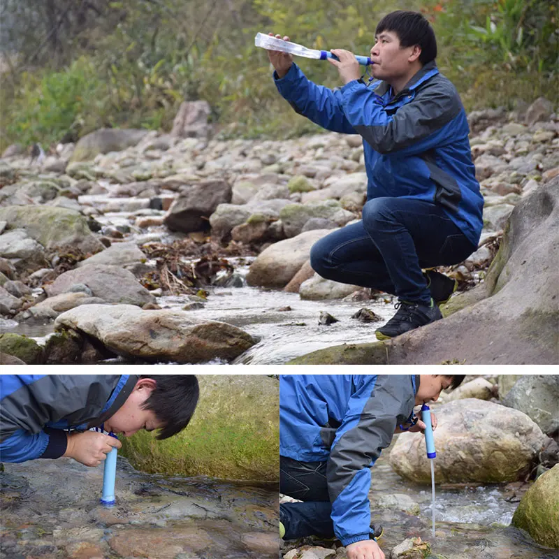 Outdoor emergency direct drinking water filter tool disinfection personal water purifier portable filter straw wartime
Outdoor emergency direct drinking water filter tool disinfection personal water purifier portable filter straw wartime