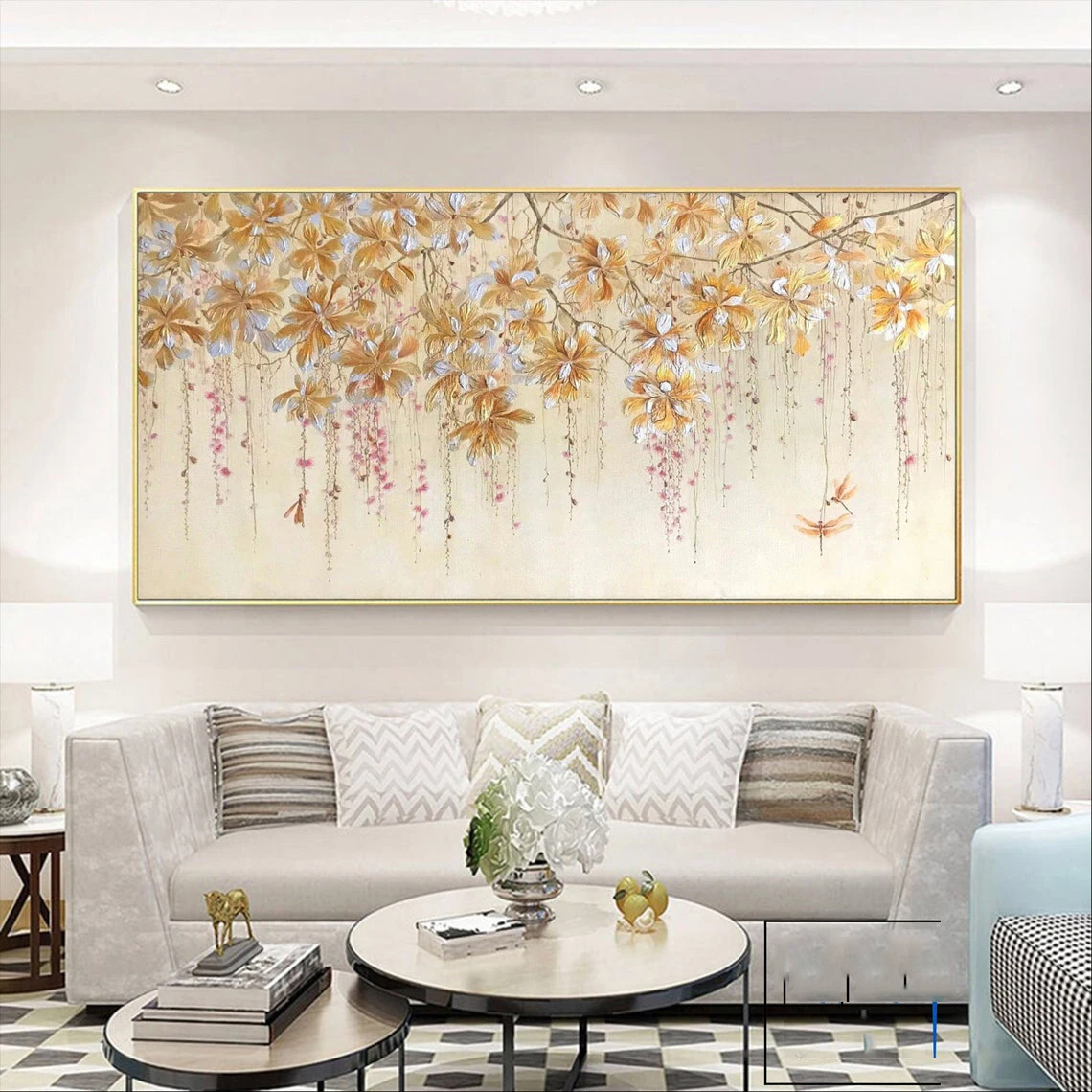Large Gold Tree Oil Painting Hand Painted On Canvas Landscape Painting Yellow Flower Modern Painting On Canvas Wall Art Home Art
Large Gold Tree Oil Painting Hand Painted On Canvas Landscape Painting Yellow Flower Modern Painting On Canvas Wall Art Home Art