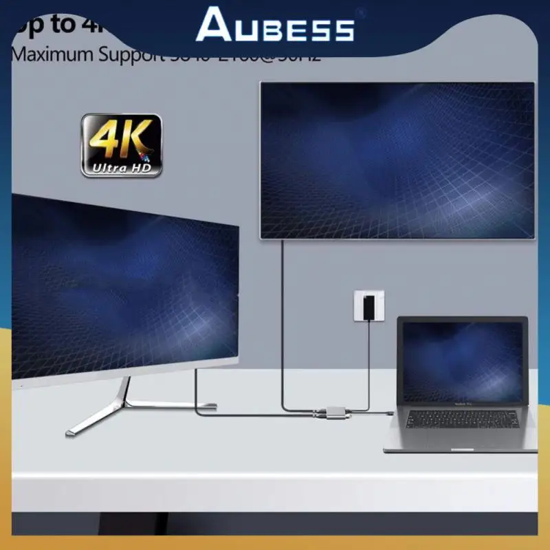 Portable Usb C Splitter 5 Gbps Laptop Docking Station Usb Type-c Hub Pd 60w Fast Charging 4 In 1 Usb C HDMI-compatible Converter
Portable Usb C Splitter 5 Gbps Laptop Docking Station Usb Type-c Hub Pd 60w Fast Charging 4 In 1 Usb C HDMI-compatible Converter