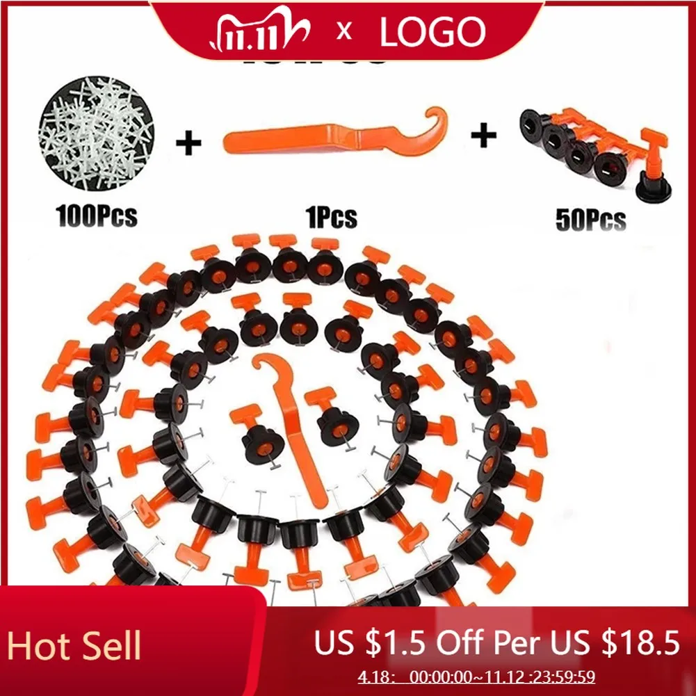 151pc Reusable Tile Leveling System Dips Wall Floor Tile Laying Machine Leveler Spacers With Wrench Reusable Clips Pliers
151pc Reusable Tile Leveling System Dips Wall Floor Tile Laying Machine Leveler Spacers With Wrench Reusable Clips Pliers