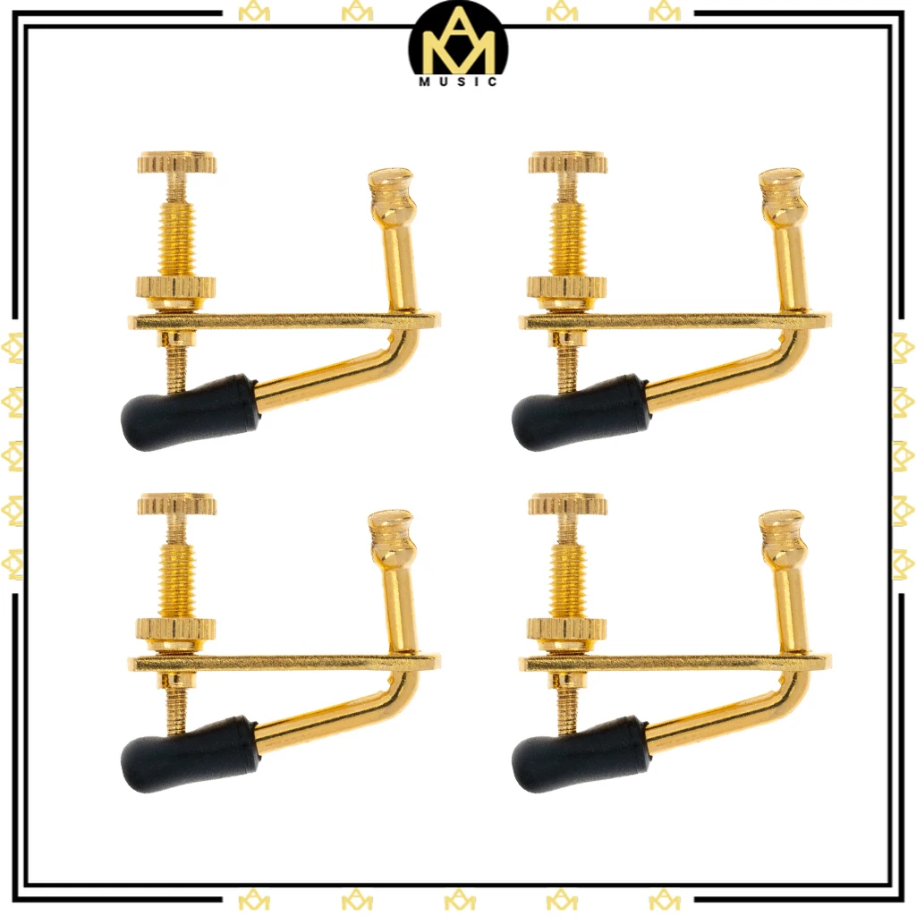4 pcs Golden Violin Fine Tuners String Adjusters 3/4 4/4 Violin Alloy Tuners Spinner Fiddler Strings Adjuster With cushion
4 pcs Golden Violin Fine Tuners String Adjusters 3/4 4/4 Violin Alloy Tuners Spinner Fiddler Strings Adjuster With cushion