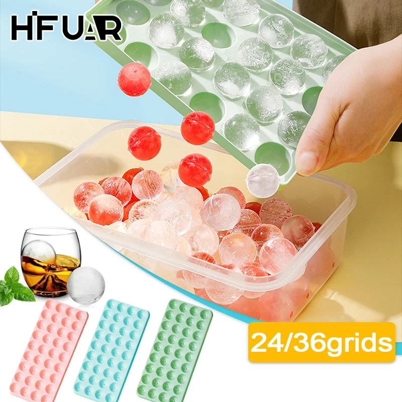 36/24grids Ice Ball Mold Hockey Frozen Mini Ball Maker Mold Round Ice Cube Mold With Lid Ice Tray Box Cocktail Kitchen Tools
36/24grids Ice Ball Mold Hockey Frozen Mini Ball Maker Mold Round Ice Cube Mold With Lid Ice Tray Box Cocktail Kitchen Tools