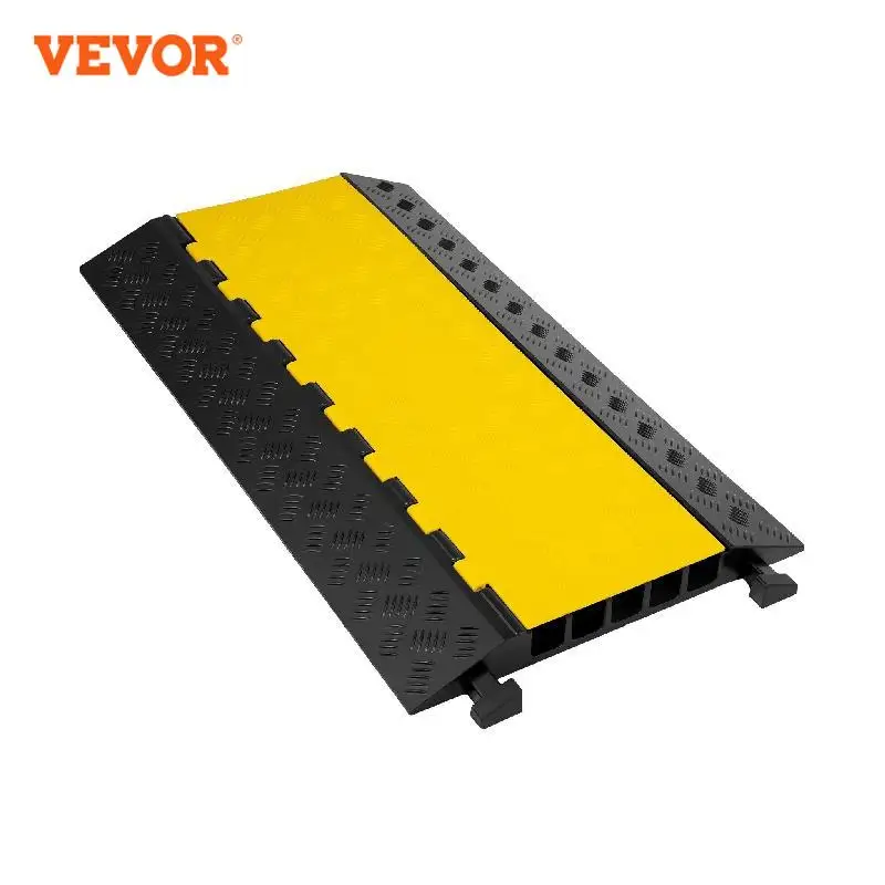 VEVOR 5 Channel Cable Protective Wire Cord Ramp Driveway Rubber Traffic Speed Bumps Heavy Duty Garage Sidewalk Cable Protector
VEVOR 5 Channel Cable Protective Wire Cord Ramp Driveway Rubber Traffic Speed Bumps Heavy Duty Garage Sidewalk Cable Protector