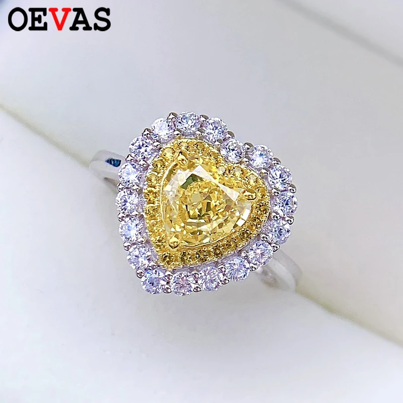 OEVAS 100% 925 пробы серебряные 7*7 мм в форме сердца желтые высокоуглеродистые бриллиантовые кольца для женщин сверкающие ювелирные изделия для в...
OEVAS 100% 925 пробы серебряные 7*7 мм в форме сердца желтые высокоуглеродистые бриллиантовые кольца для женщин сверкающие ювелирные изделия для в...
