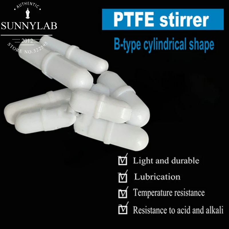 10pcs/lot Lab Magnetic Stir BarType-B PTFE Rotor Cylindrical Magnet Stirrer Laboratory Supplies
10pcs/lot Lab Magnetic Stir BarType-B PTFE Rotor Cylindrical Magnet Stirrer Laboratory Supplies