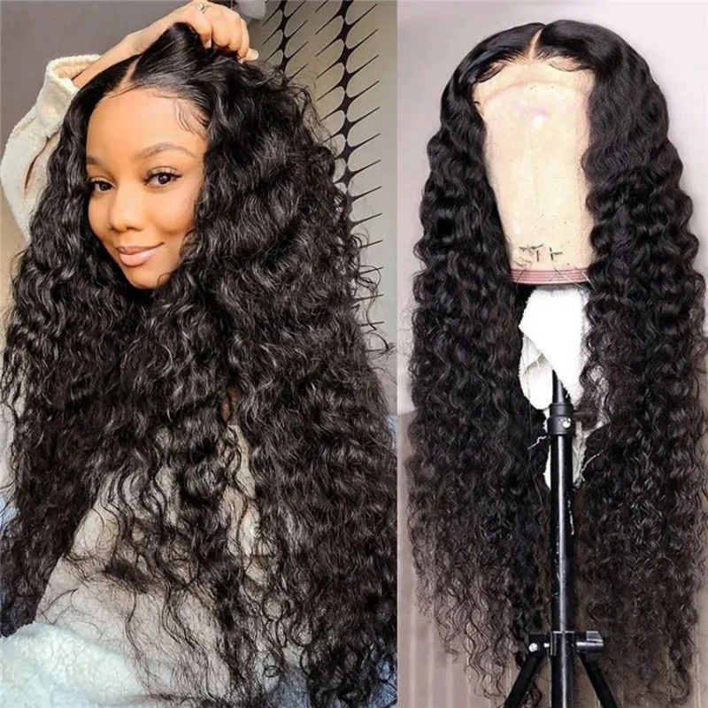 4x4 HD Lace Curly Human Hair Wig Lace Front Wig Water Wave Human Hair 13×4 Deep Wave Front Wig Brazilian Curly Closed Wigs
4x4 HD Lace Curly Human Hair Wig Lace Front Wig Water Wave Human Hair 13×4 Deep Wave Front Wig Brazilian Curly Closed Wigs