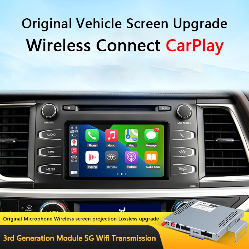 Upgrade Wireless P3 Apple Carplay Android Auto For TOYOTA TUNDRA 2014-2019 With Mirroring Navigation Reverse Camera Car De
Upgrade Wireless P3 Apple Carplay Android Auto For TOYOTA TUNDRA 2014-2019 With Mirroring Navigation Reverse Camera Car De