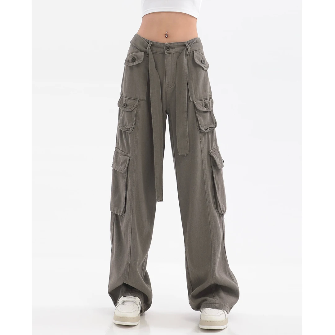 Vintage Cargo Pants Baggy Jeans Women Fashion 90s Streetwear Pockets Wide Leg High Waist Straight Y2k Denim Trousers Overalls
Vintage Cargo Pants Baggy Jeans Women Fashion 90s Streetwear Pockets Wide Leg High Waist Straight Y2k Denim Trousers Overalls