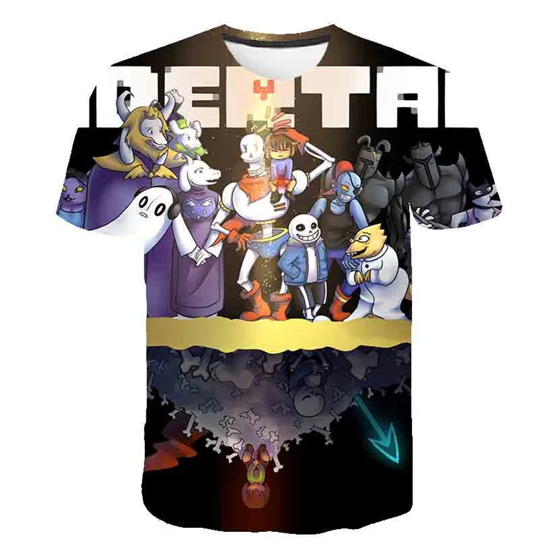 Футболка в стиле аниме Undertale Game, суперкрутая мультяшная 3d-футболка в стиле Харадзюку с коротким рукавом, одежда унисекс в стиле хип-хоп для мальчиков
Футболка в стиле аниме Undertale Game, суперкрутая мультяшная 3d-футболка в стиле Харадзюку с коротким рукавом, одежда унисекс в стиле хип-хоп для мальчиков