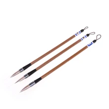 3pcs Chinese Japanese Water Ink Painting Writing Calligraphy Brush Pen Brown Art For Office School Painting Supplies