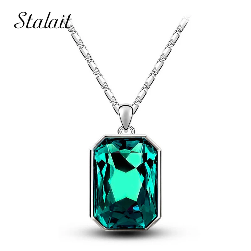 Simple Rectangle Glass Pure Color Pendant For Bridal Red Square Crystal Pendant Necklace For Valentine's Days
Simple Rectangle Glass Pure Color Pendant For Bridal Red Square Crystal Pendant Necklace For Valentine's Days