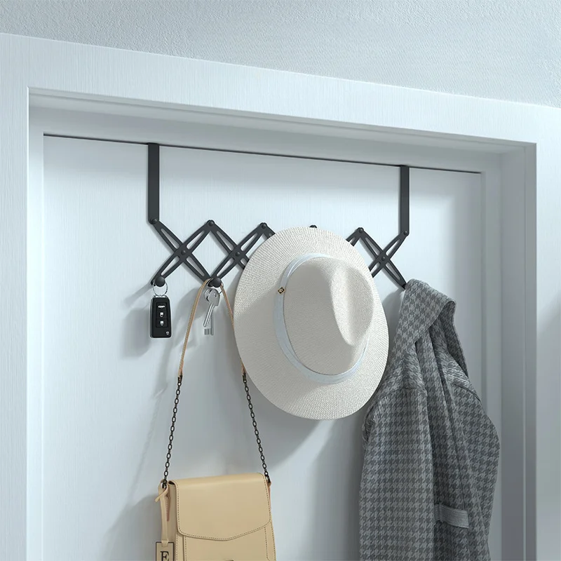 Iron Door Rear Adjustable Storage Hook Clothes Rack Without Punching Multiple Hook Clothes Hanger Wall Mounted Storage Rack
Iron Door Rear Adjustable Storage Hook Clothes Rack Without Punching Multiple Hook Clothes Hanger Wall Mounted Storage Rack