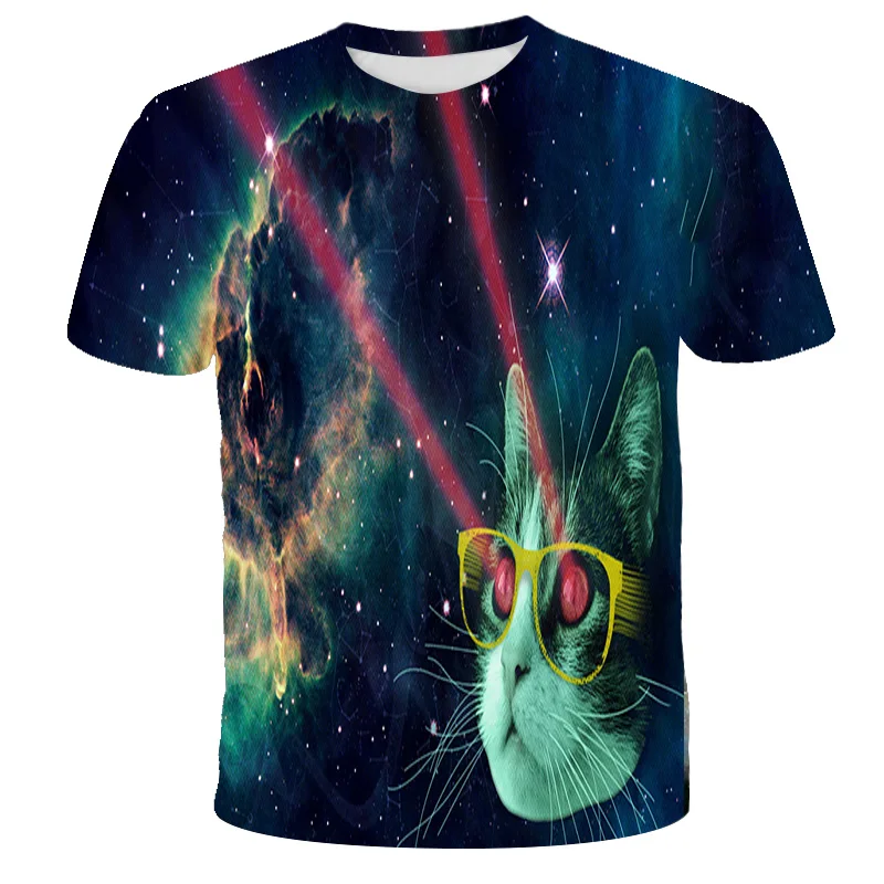 Hot Summer New Style Boy's and Girl's New 3D Animal Cute Cool Star Kitten 3D Print T-shirt Couple Casual Short-sleeved 3-14T
Hot Summer New Style Boy's and Girl's New 3D Animal Cute Cool Star Kitten 3D Print T-shirt Couple Casual Short-sleeved 3-14T