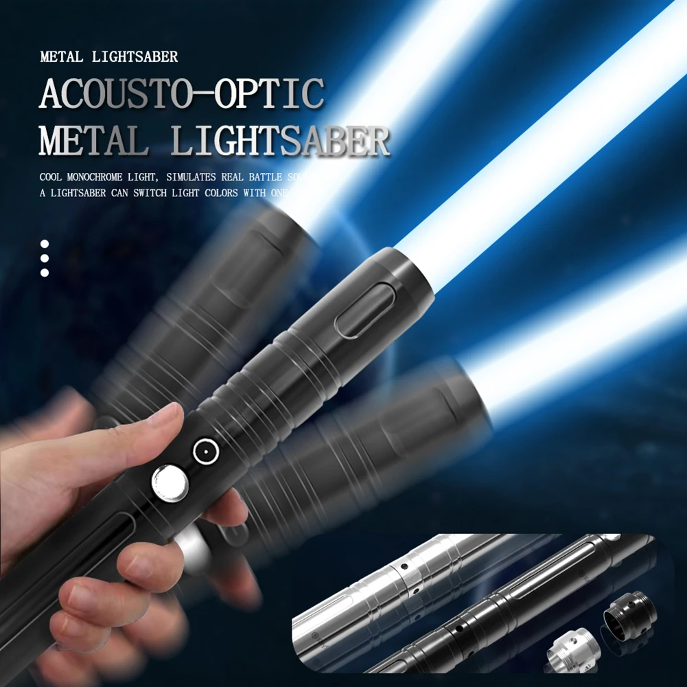 Flashing Lightsaber Sword Cosplay Toys Kits with Sound Light Metal Handle 7 Colors RGB LED Luminous Light Saber for Kids Aldults
Flashing Lightsaber Sword Cosplay Toys Kits with Sound Light Metal Handle 7 Colors RGB LED Luminous Light Saber for Kids Aldults