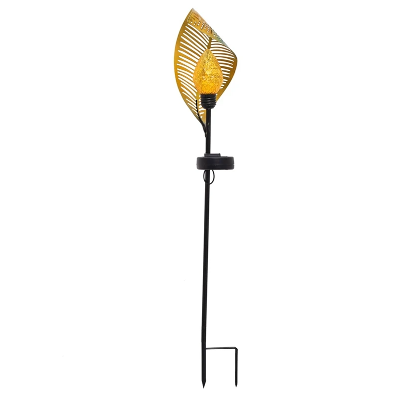 Solar Garden Light Art Metal Leaf Warm White LED Solar Powered Outdoor Garden Lights Yard Decoration Stake Light
Solar Garden Light Art Metal Leaf Warm White LED Solar Powered Outdoor Garden Lights Yard Decoration Stake Light