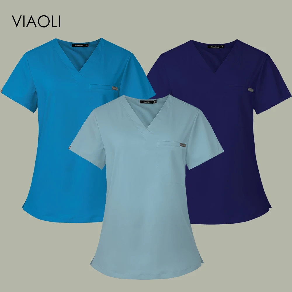 Unisex Nurse Uniform Doctor Nurse Uniform Short Sleeve Tops Lab Blouse Hotel Workwear Nursing Working Clothes Medical Scrubs
Unisex Nurse Uniform Doctor Nurse Uniform Short Sleeve Tops Lab Blouse Hotel Workwear Nursing Working Clothes Medical Scrubs