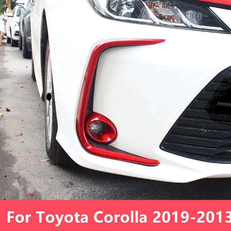 For Toyota Corolla 2019-2013 Car Front fog lampshade Rear Fog Light Cover Trim Strip Frame Lamps Car-styling Strips Decoration
For Toyota Corolla 2019-2013 Car Front fog lampshade Rear Fog Light Cover Trim Strip Frame Lamps Car-styling Strips Decoration