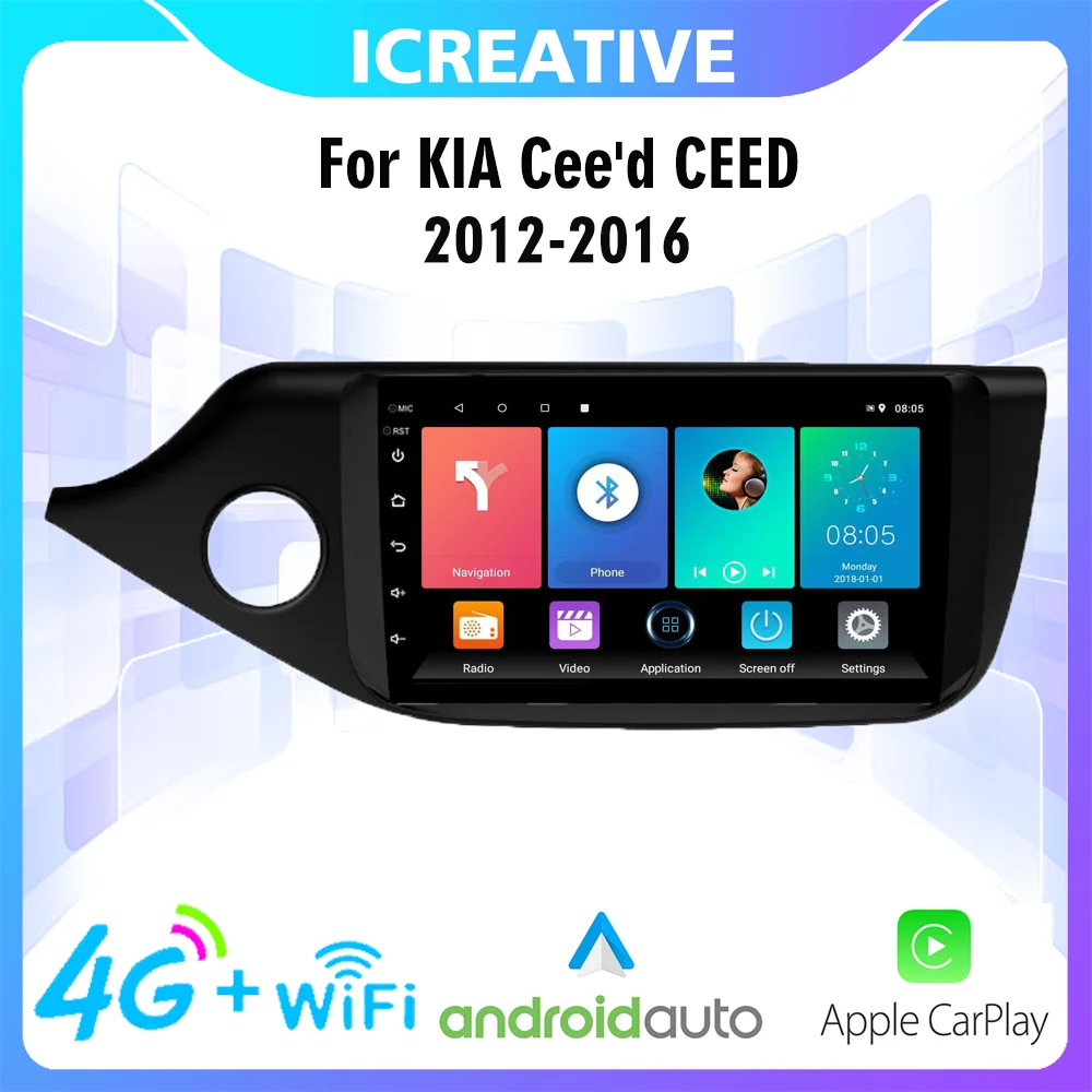 Car Radio Android Car Autoradio 2 Din 4G Carplay For KIA Ceed 2012-2016 Multimedia Player GPS Navigation WIFI head unit
Car Radio Android Car Autoradio 2 Din 4G Carplay For KIA Ceed 2012-2016 Multimedia Player GPS Navigation WIFI head unit