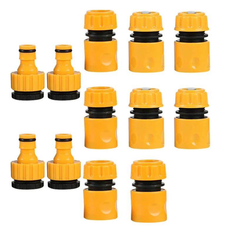12Pcs Garden Irrigation Hose Connectors Kits With Tap Connectors & Hose End Connectors & Stop Connectors
12Pcs Garden Irrigation Hose Connectors Kits With Tap Connectors & Hose End Connectors & Stop Connectors