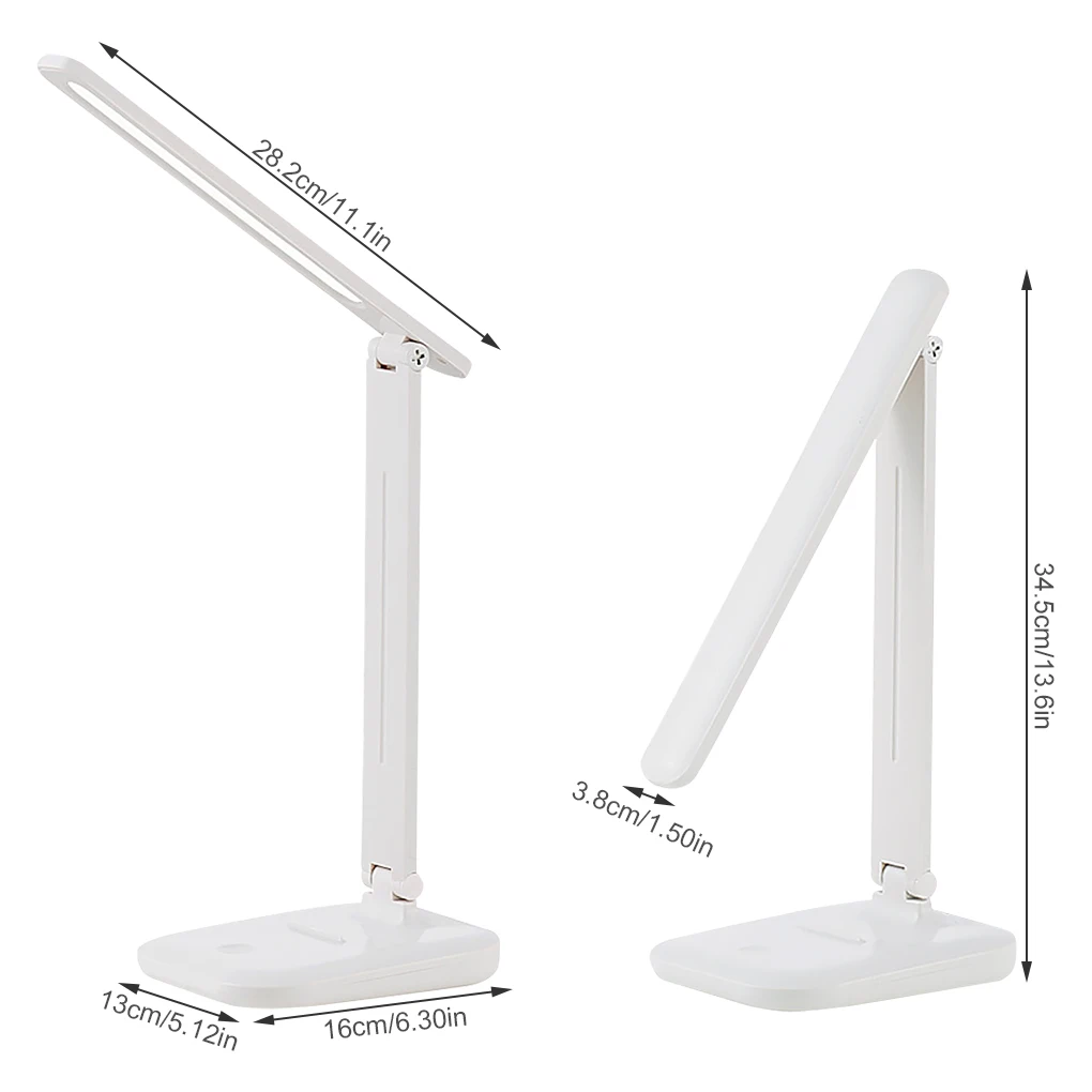 LED Desk Lamp 3 Color Temperature Light Touch Control Bedroom Bedside Reading Lighting Rechargeable 1600mAh
LED Desk Lamp 3 Color Temperature Light Touch Control Bedroom Bedside Reading Lighting Rechargeable 1600mAh