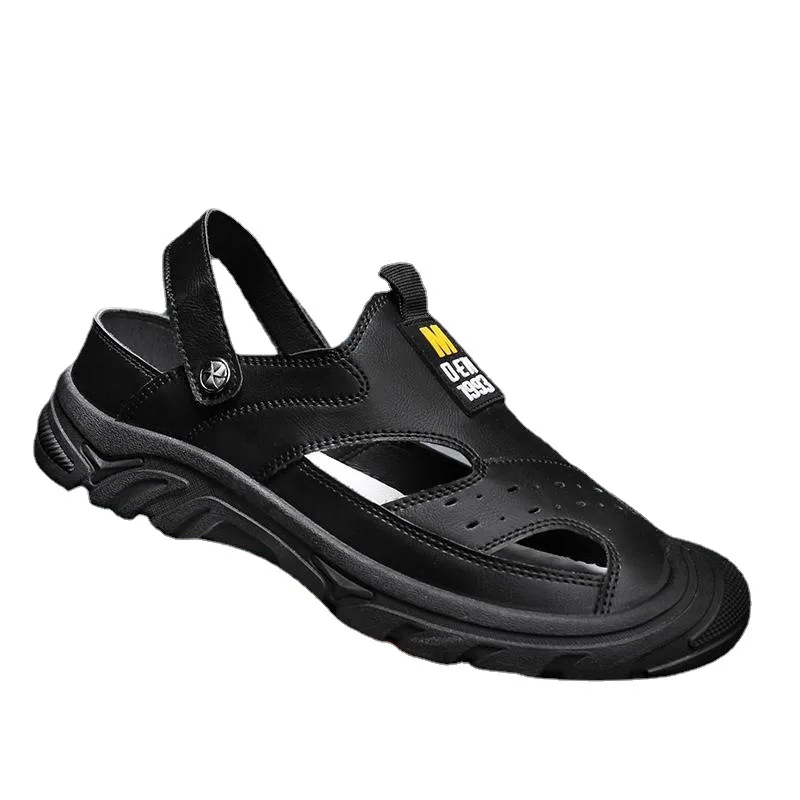 Leather Sandals Men's Breathable Check Tide Leisure Beach Shoes Men Cool Drag Two Wear Non-slip Male Sandal 2022 Summer
Leather Sandals Men's Breathable Check Tide Leisure Beach Shoes Men Cool Drag Two Wear Non-slip Male Sandal 2022 Summer