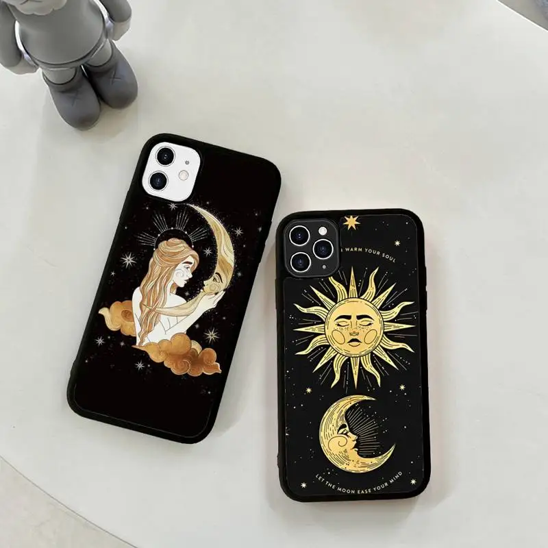 YNDFCNB Magic Moon Sun Tarot Phone Case Silicone PC+TPU Case for iPhone 11 12 13 Pro Max 8 7 6 Plus X SE XR Hard Fundas
YNDFCNB Magic Moon Sun Tarot Phone Case Silicone PC+TPU Case for iPhone 11 12 13 Pro Max 8 7 6 Plus X SE XR Hard Fundas
