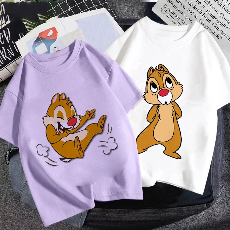 Disney Shirt Cartoon Chip N Dale Printing White T-shirts Cute Beautiful Kawaii 2 3 4 5 6 7 8 9 Girl Boy 2022 Summer Short Sleeve
Disney Shirt Cartoon Chip N Dale Printing White T-shirts Cute Beautiful Kawaii 2 3 4 5 6 7 8 9 Girl Boy 2022 Summer Short Sleeve