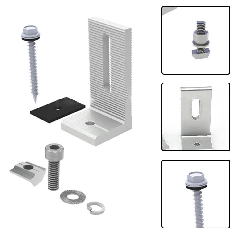 L-type Panel Mounting Bracket Solar End Clamp Aluminum For Framed Module Photovoltaic Support Solar System Accessories
L-type Panel Mounting Bracket Solar End Clamp Aluminum For Framed Module Photovoltaic Support Solar System Accessories
