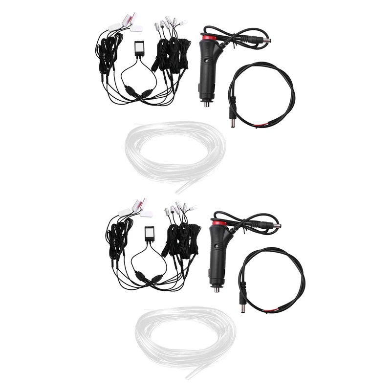 20 In 1 RGB LED With 8M Interior Decoration Car Fiber Optic Strip Light By App Control 12V Atmosphere Lamps Universal
20 In 1 RGB LED With 8M Interior Decoration Car Fiber Optic Strip Light By App Control 12V Atmosphere Lamps Universal