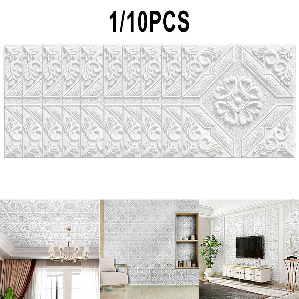 1/10Pcs 3D Wall Pe Per Wall Stickers Self-Adhesive Foam Panel Home Decor 35*35cm For Living Room Bedroom Decor
1/10Pcs 3D Wall Pe Per Wall Stickers Self-Adhesive Foam Panel Home Decor 35*35cm For Living Room Bedroom Decor