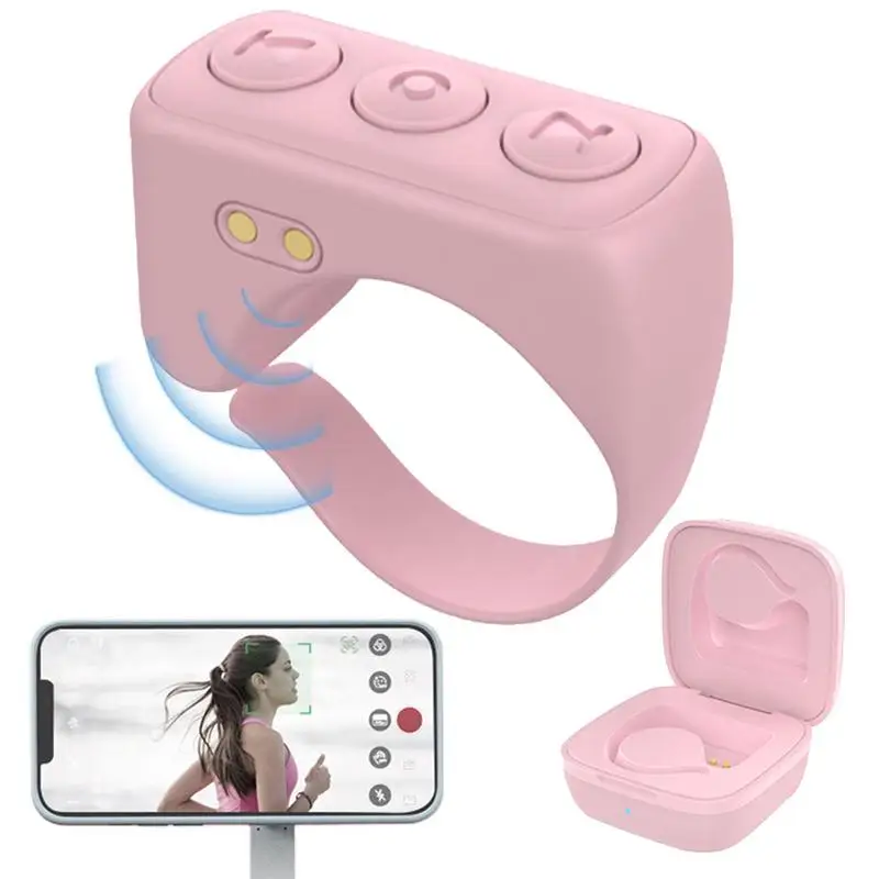 Selfie Remote Control Multifunction BlueTooths Ring With Charging Case Remote Control Clicker For Parties Weddings Exhibitions
Selfie Remote Control Multifunction BlueTooths Ring With Charging Case Remote Control Clicker For Parties Weddings Exhibitions