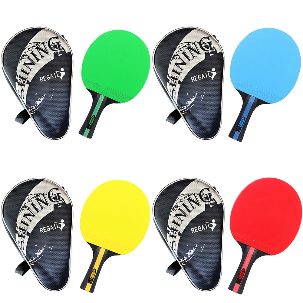 Professional Tennis Table Racket 7 Ply Wood Ping Pong Bat Long Handle With Double Face Pimples In Ping Pong Rackets With Case
Professional Tennis Table Racket 7 Ply Wood Ping Pong Bat Long Handle With Double Face Pimples In Ping Pong Rackets With Case