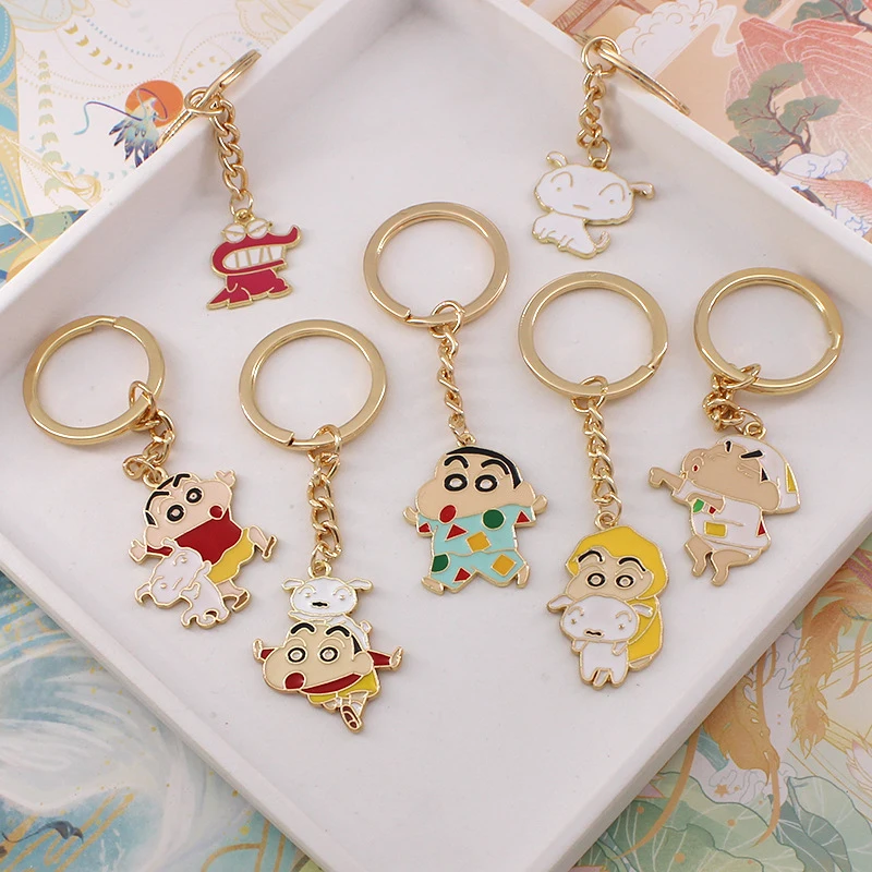 Japan Funny Crayon Shin-chan Pendant Key Chain Men Women Fashion Jewelry Gifts Car Cartoon Keyring Backpack Keychains
Japan Funny Crayon Shin-chan Pendant Key Chain Men Women Fashion Jewelry Gifts Car Cartoon Keyring Backpack Keychains